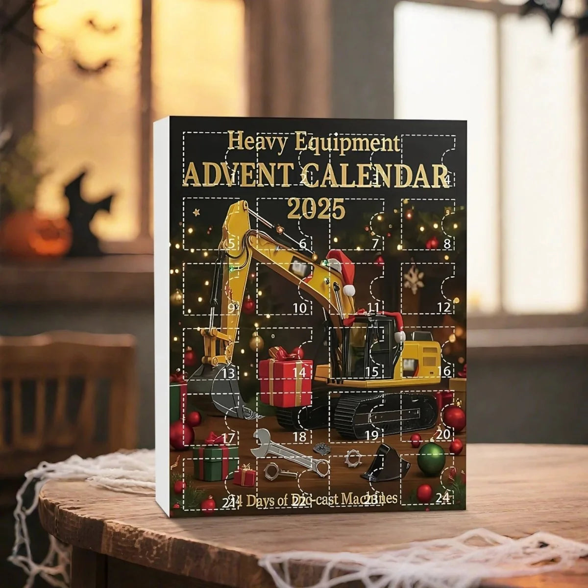 Advent Calendar Construction Vehicle Theme 24 Toy Surprises