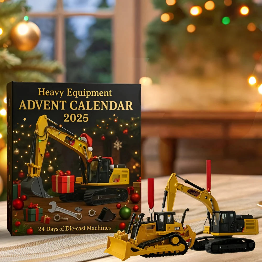 Advent Calendar Construction Vehicles 24 Die-Cast Models