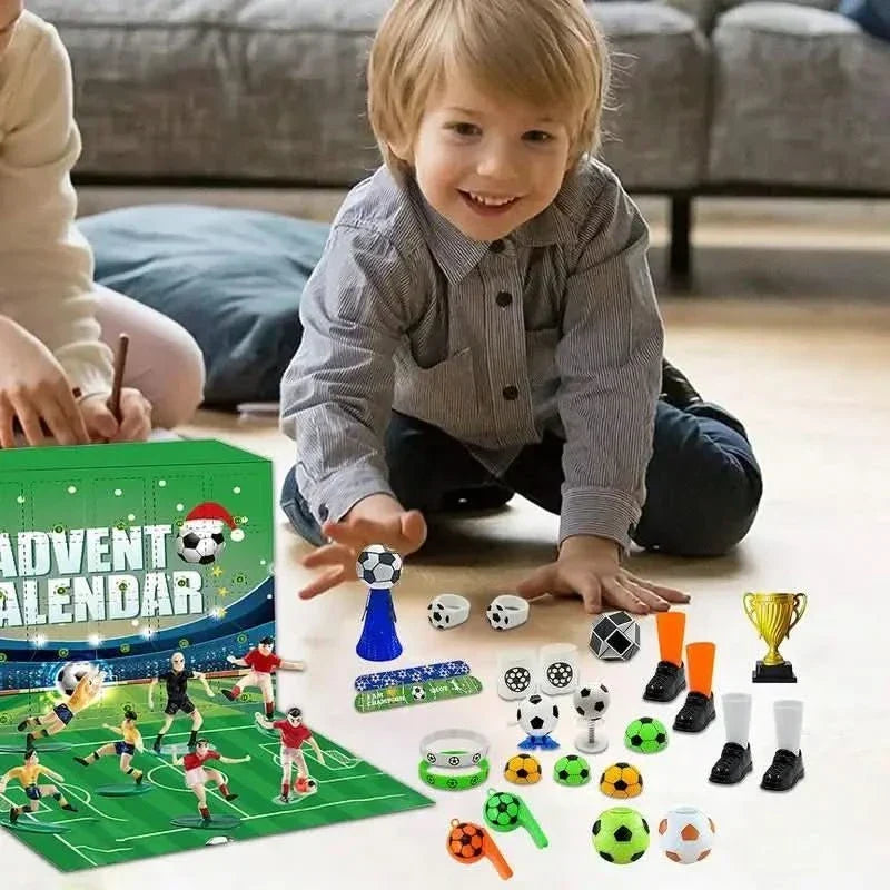 Advent Calendar Football Stadium Building Set 24 Pieces