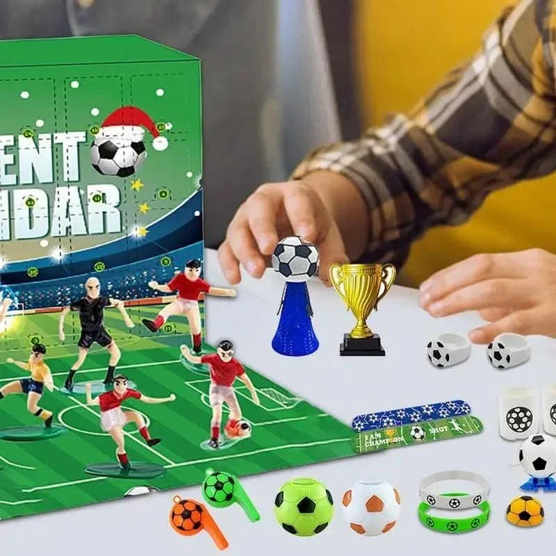 Advent Calendar Football Stadium Building Set 24 Pieces