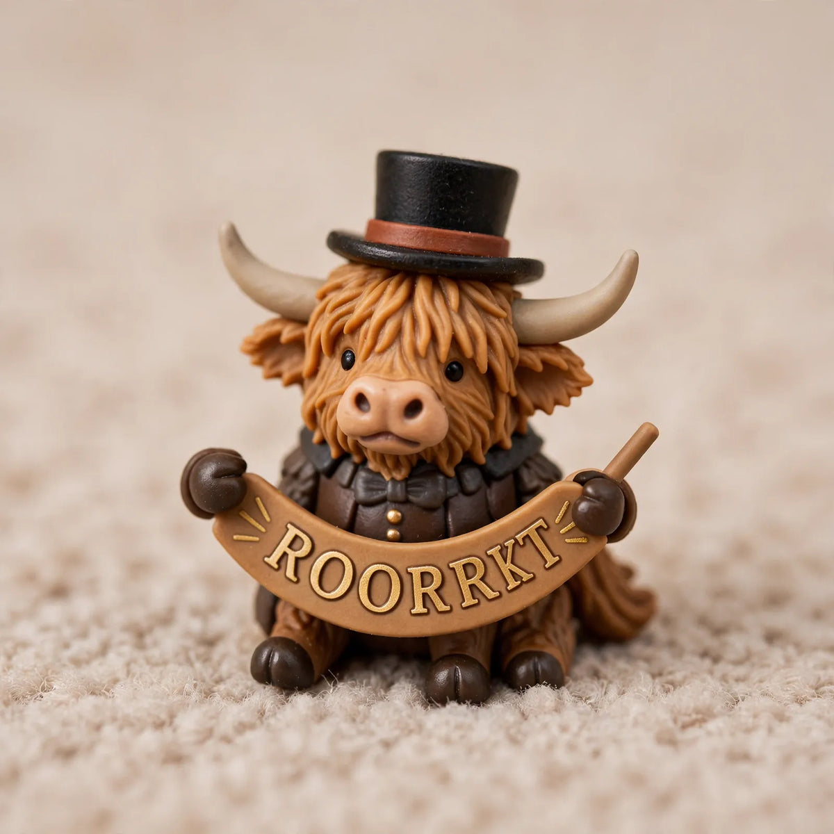 Advent Calendar Highland Cow Figures Set of 24