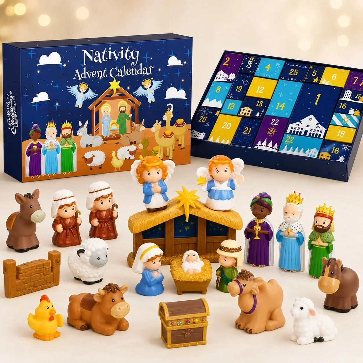 Advent Calendar Nativity Scene 25 Pieces