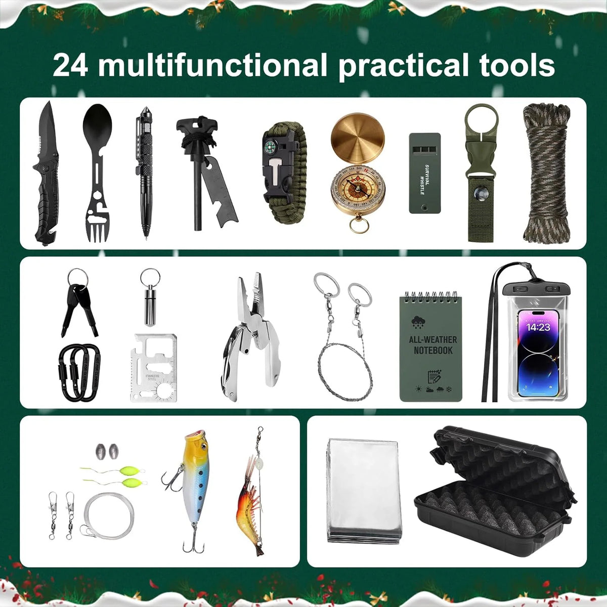 Advent Calendar Outdoor Gear 24-Day Camping & Hiking