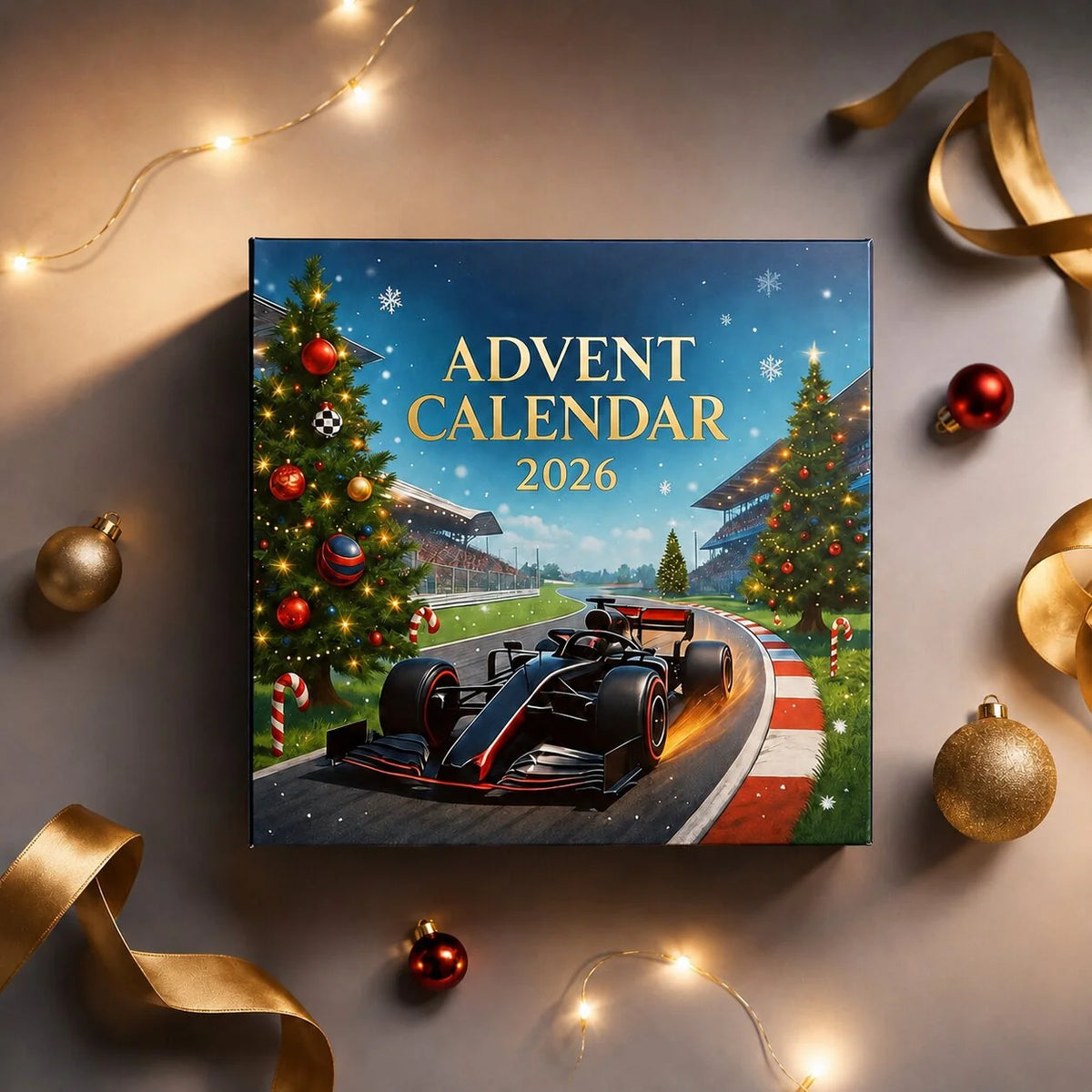 Advent Calendar Race Car Designs 24-Day Countdown