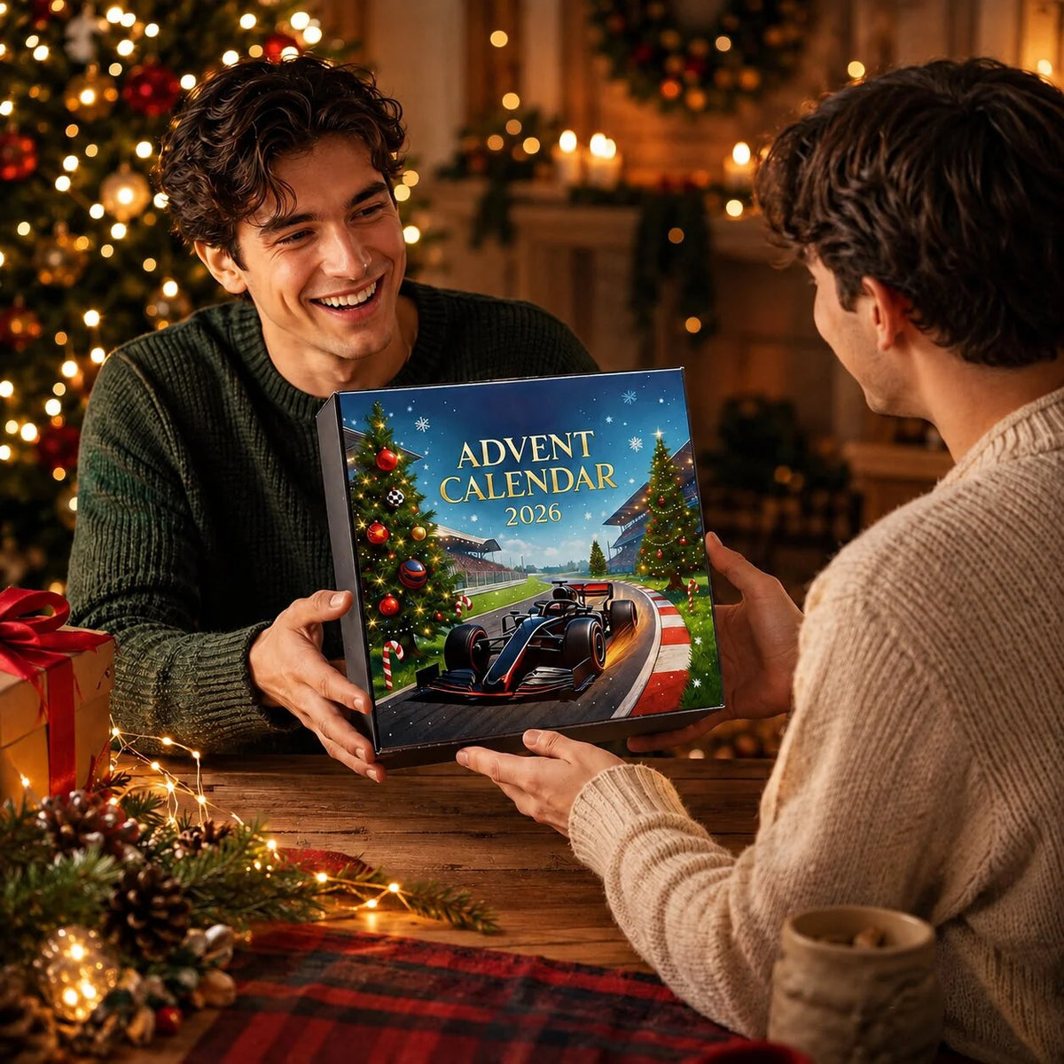 Advent Calendar Race Car Designs 24-Day Countdown