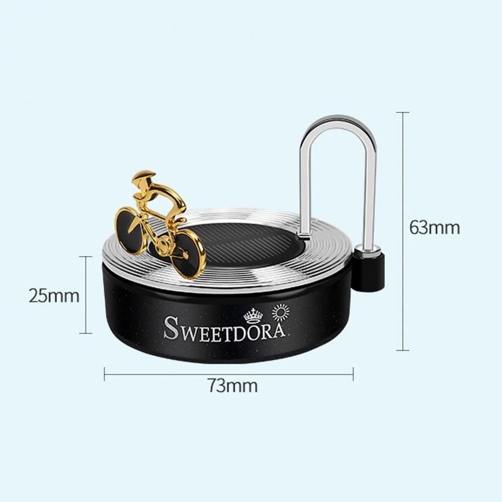 Air Freshener Solar-Powered Bicycle Aromatherapy Diffuser