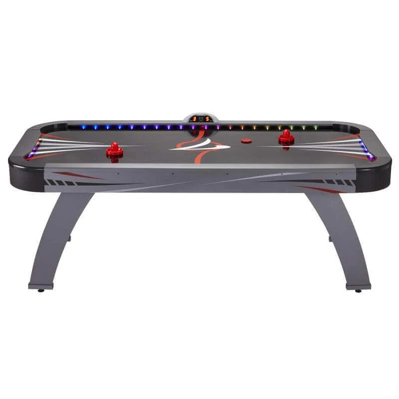 Air Hockey Table LED Playfield Includes Pucks & Pushers
