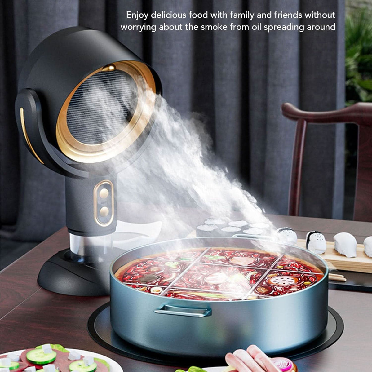 Air Purifier Smoke & Odor Absorption Compact Quiet