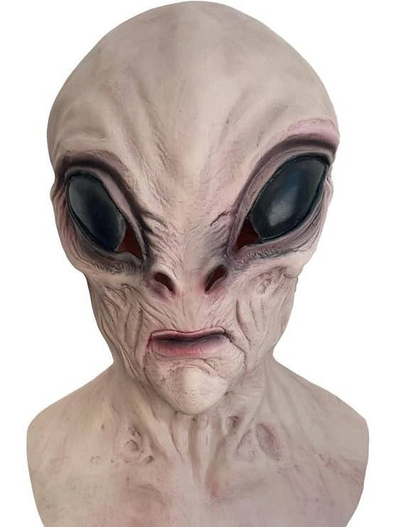 Alien Mask Full Head Latex Breathable