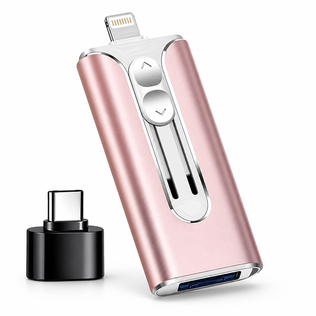 Aluminum 4-in-1 High-Speed USB Flash Drive