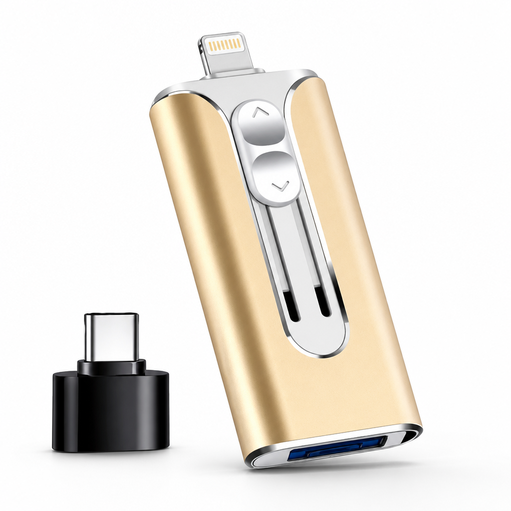 Aluminum 4-in-1 High-Speed USB Flash Drive