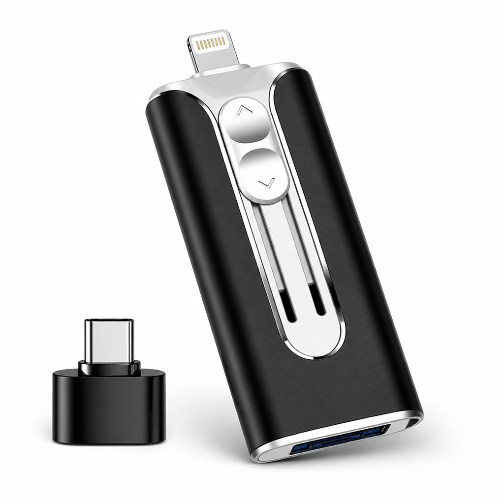 Aluminum 4-in-1 High-Speed USB Flash Drive