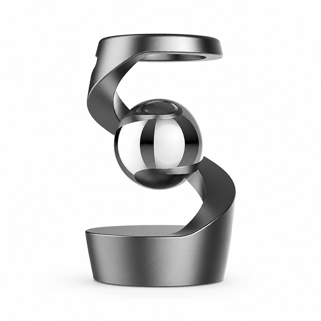 Aluminum Mechanical Floating Ball Kinetic Desk Toy