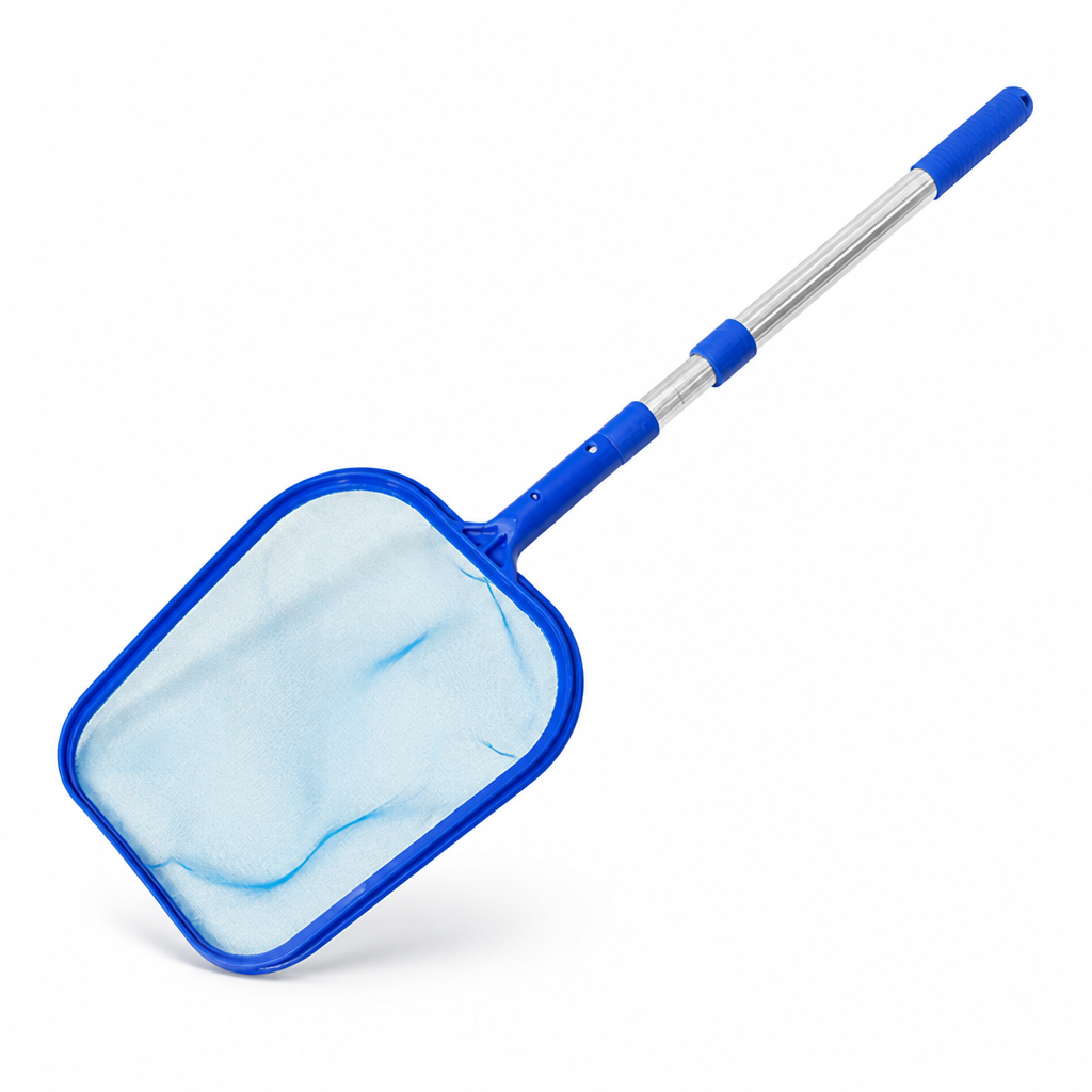 Aluminum Telescopic Fine Mesh Pool Skimmer Net (17-41 in)