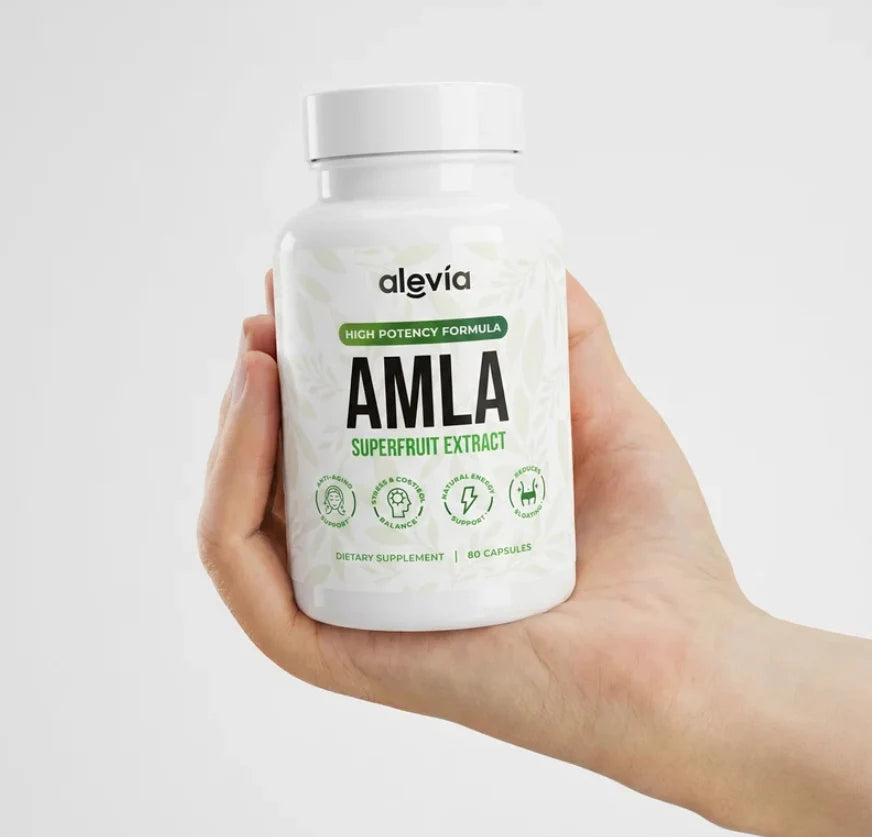 Amla Supplement Capsules Standardized Extract Cellular Energy Support