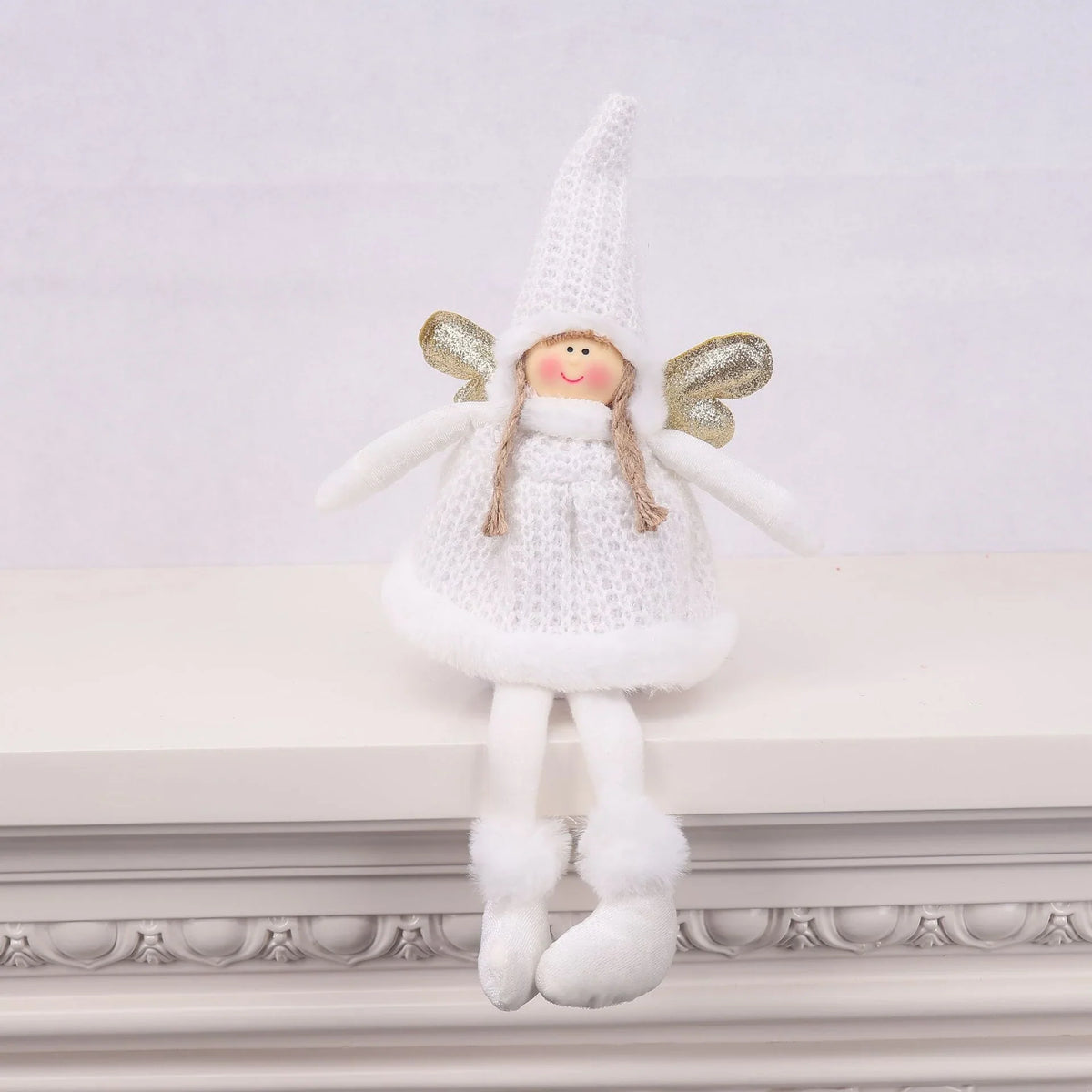 Angel Figurine Handmade Textile Tabletop Decor 6 Colors