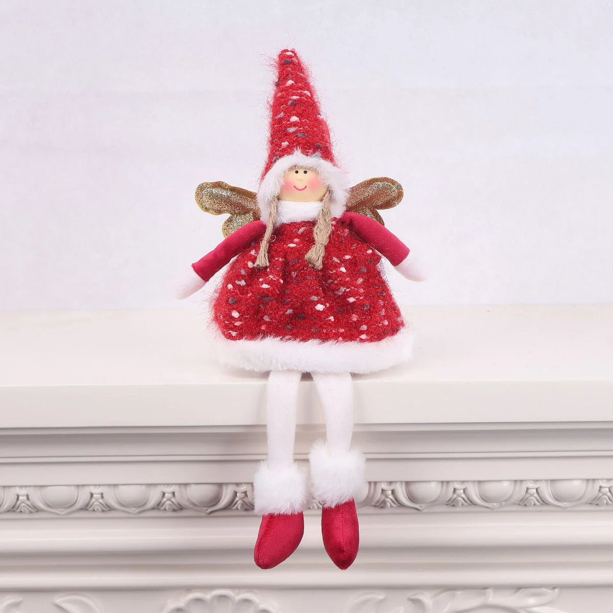 Angel Figurine Handmade Textile Tabletop Decor 6 Colors