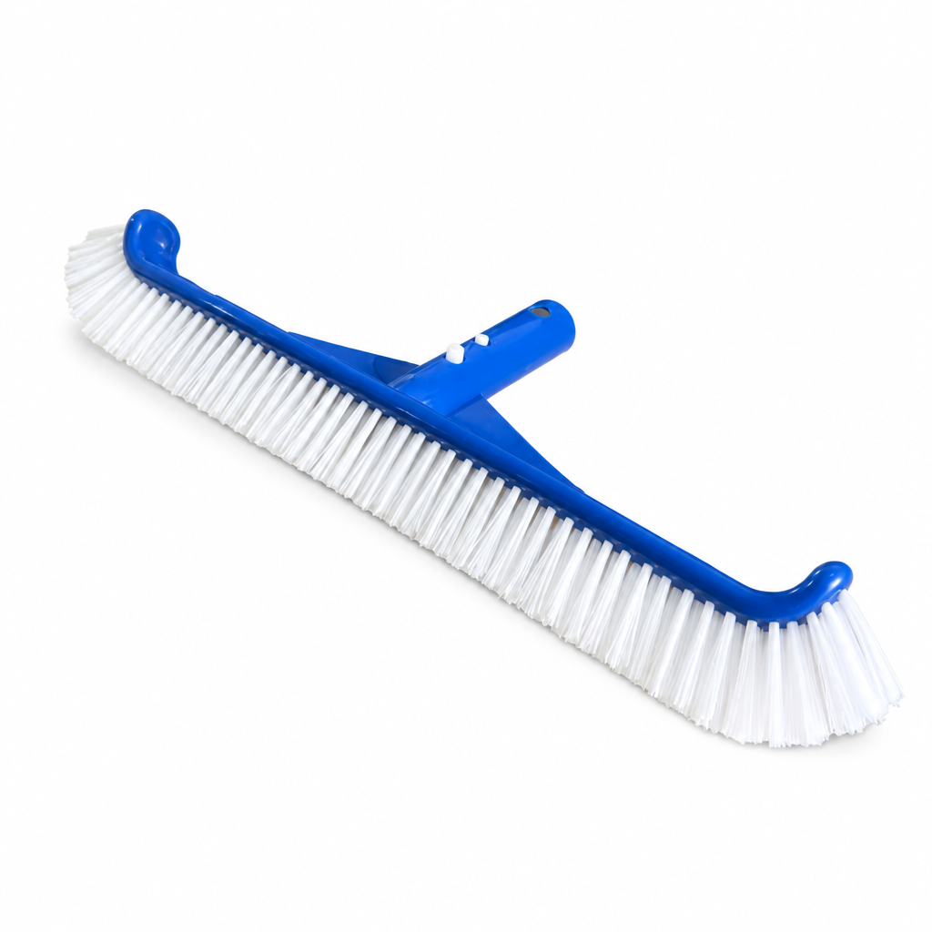 Angled Nylon Quick-Connect Pool Brush Head (17 Inch)