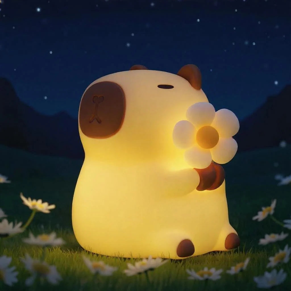 Animal Night Light Silicone Color-Changing Rechargeable