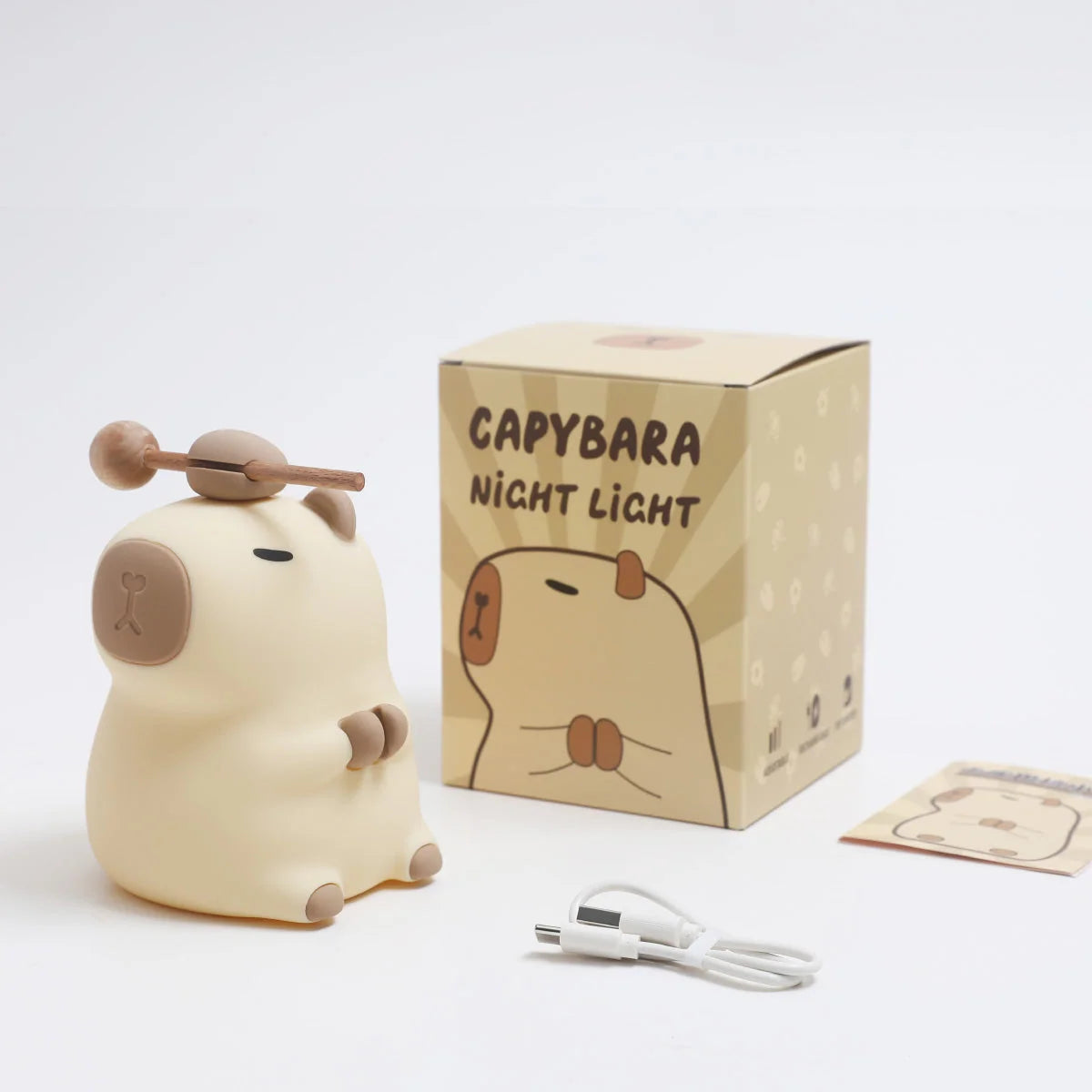 Animal Night Light Silicone Color-Changing Rechargeable