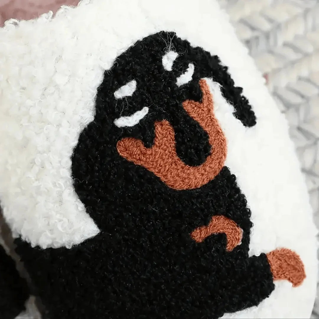 Animal Slippers Plush Non-Slip Sole