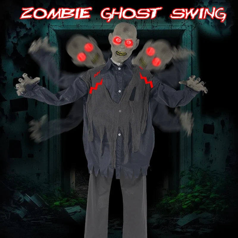 Animated Zombie Figure Lifelike Movement Weather-Resistant