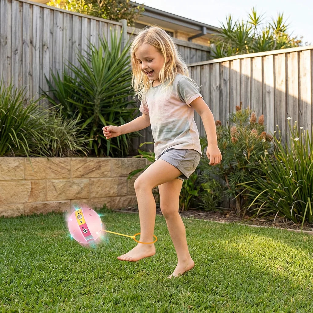 Ankle Bounce Ball Motion-Activated LED & Adjustable Loop