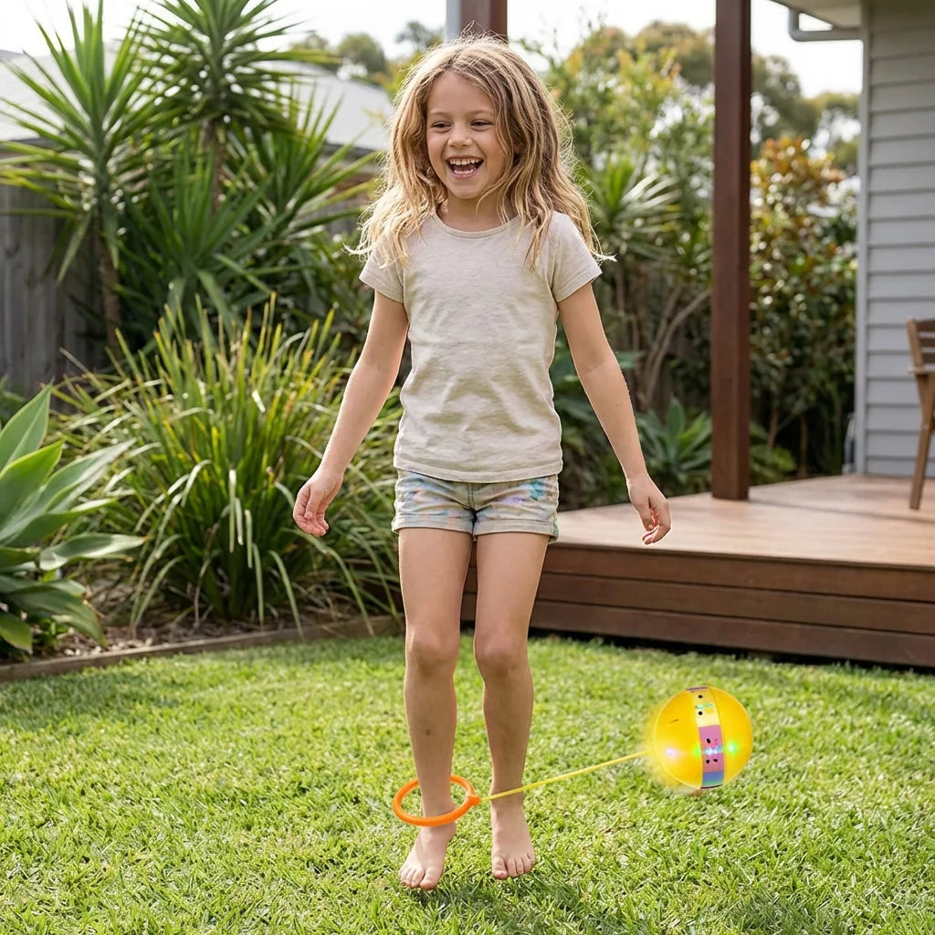 Ankle Bounce Ball Motion-Activated LED & Adjustable Loop