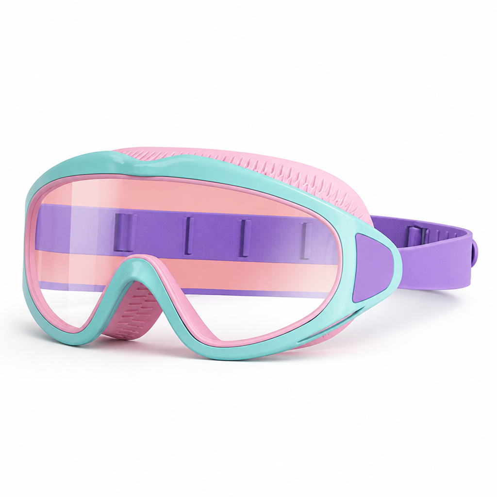 Anti-Fog UV-Protective Silicone Kids Swimming Goggles