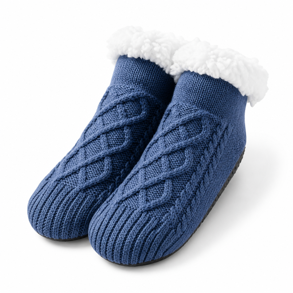 Anti-Slip Soft-Pile Fleece Socks