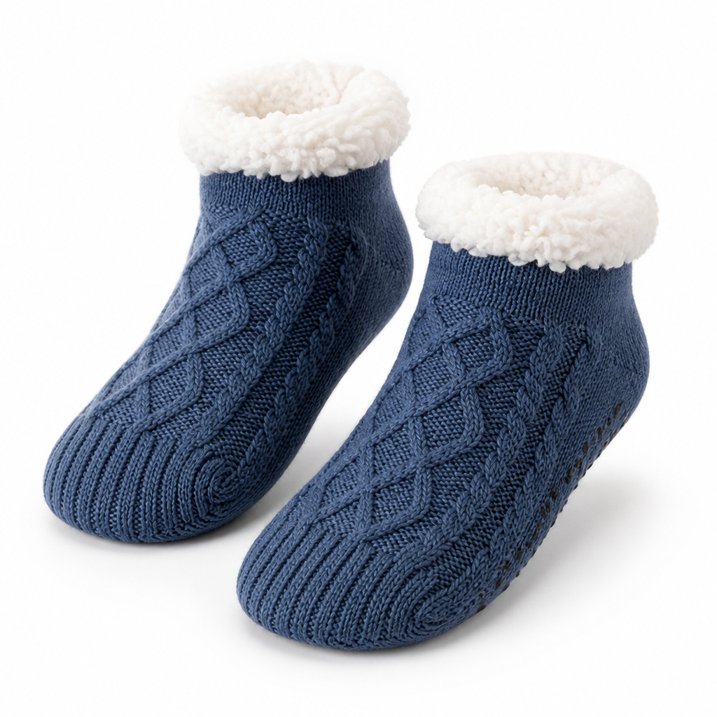 Anti-Slip Soft-Pile Fleece Socks