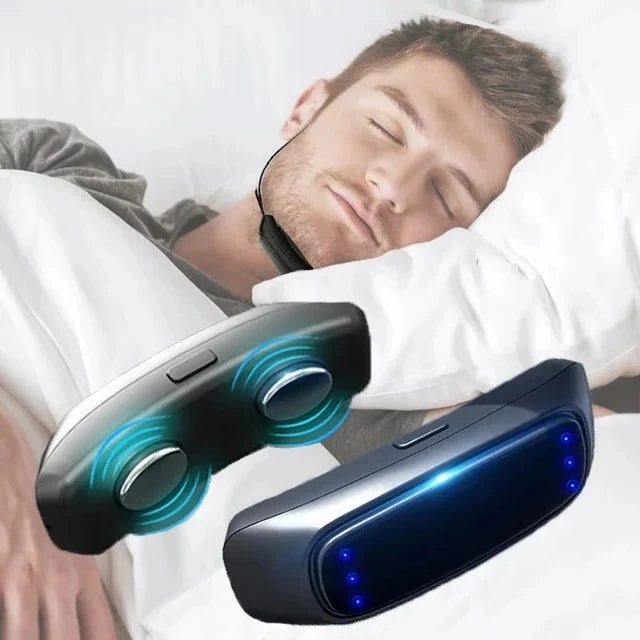 Anti-Snoring Chin Strap TENS Pulse Rechargeable