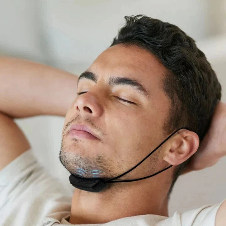 Anti-Snoring Chin Strap TENS Pulse Rechargeable