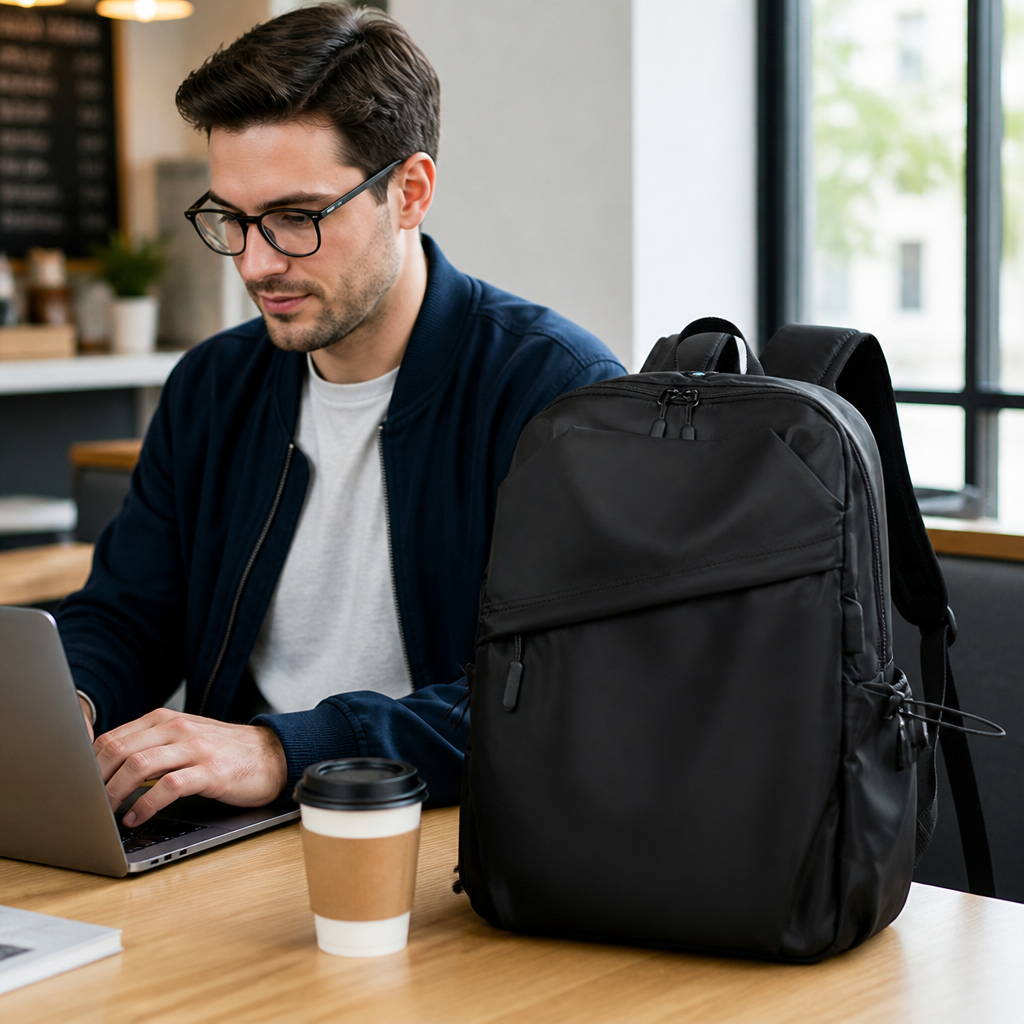 Anti-Theft Water-Resistant Backpack (Fits 15.6" Laptop)