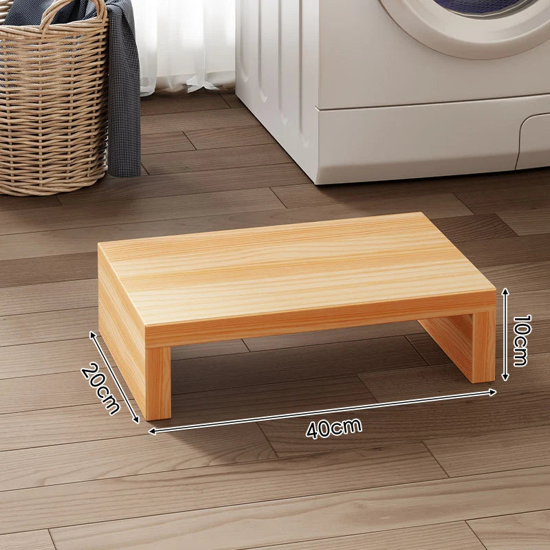 Appliance Riser Platform Solid Wood Low-Profile Design