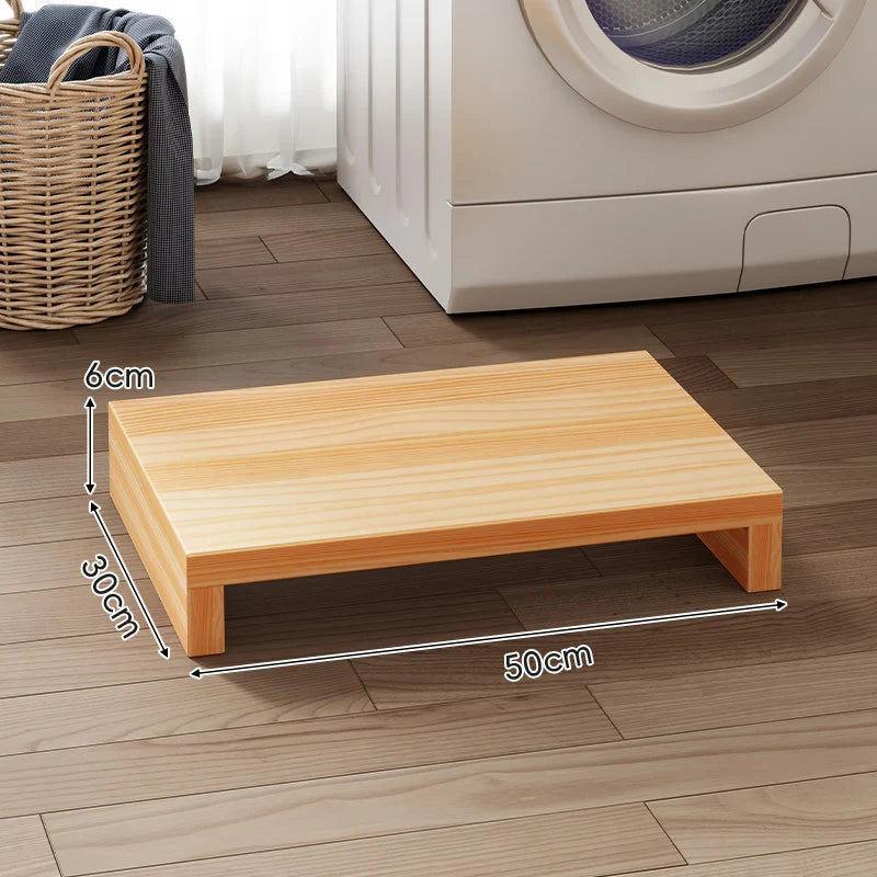 Appliance Riser Platform Solid Wood Low-Profile Design