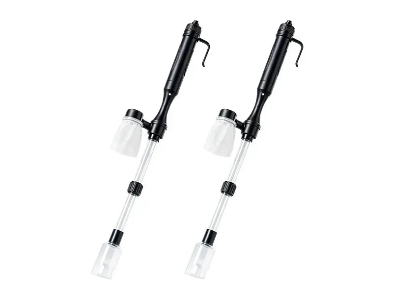 Aquarium Gravel Cleaner Battery-Powered Adjustable Tube Filter Bag