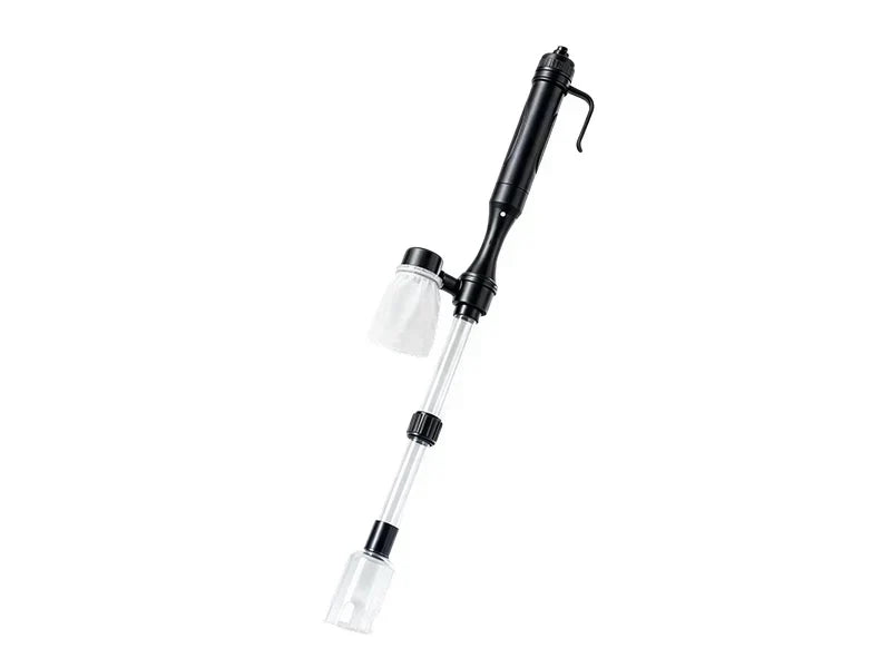 Aquarium Gravel Cleaner Battery-Powered Adjustable Tube Filter Bag