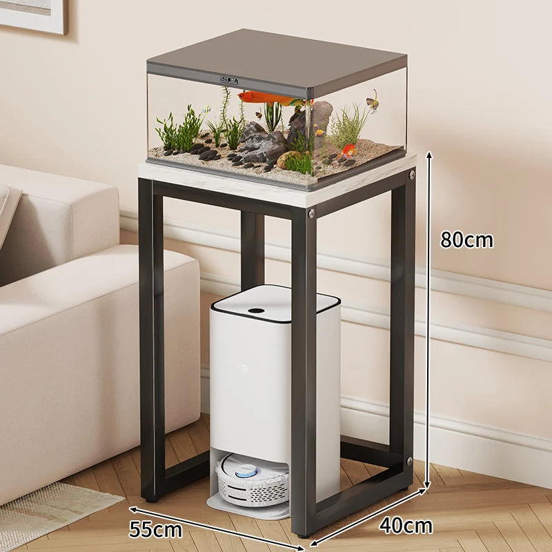 Aquarium Stand Compact With Hidden Storage & Non-Slip Top