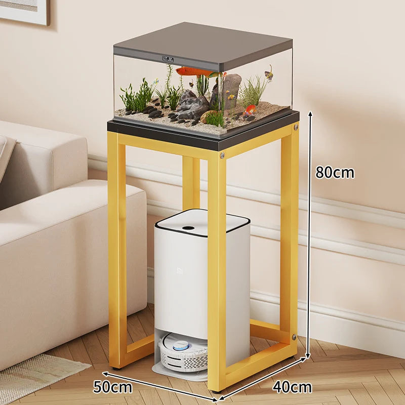 Aquarium Stand Compact With Hidden Storage & Non-Slip Top