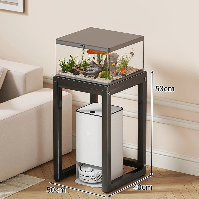 Aquarium Stand Compact With Hidden Storage & Non-Slip Top