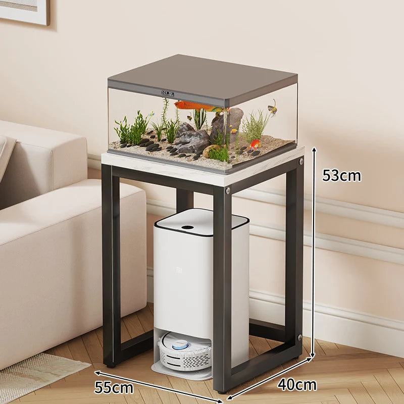 Aquarium Stand Compact With Hidden Storage & Non-Slip Top