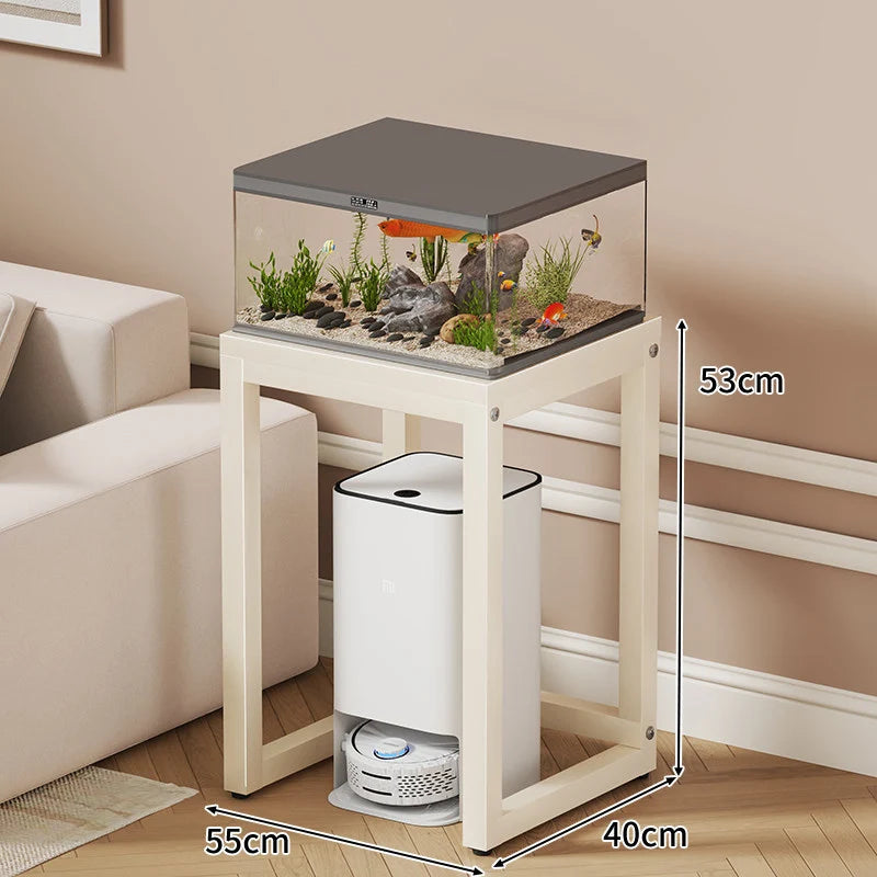 Aquarium Stand Compact With Hidden Storage & Non-Slip Top