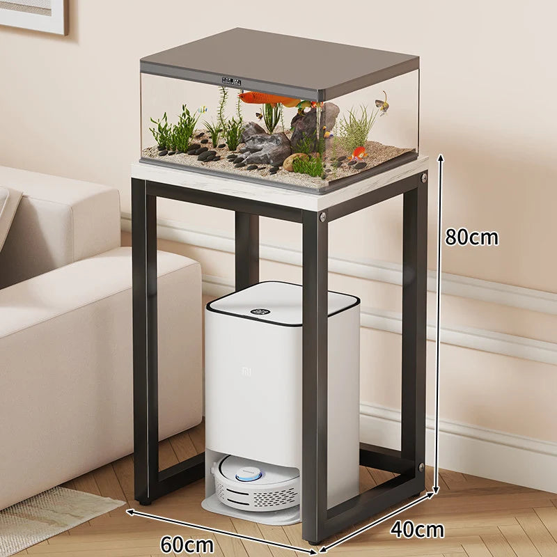 Aquarium Stand Compact With Hidden Storage & Non-Slip Top