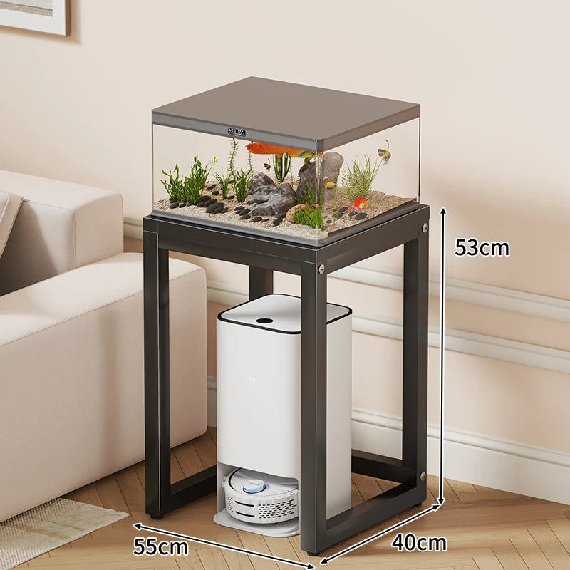 Aquarium Stand Compact With Hidden Storage & Non-Slip Top