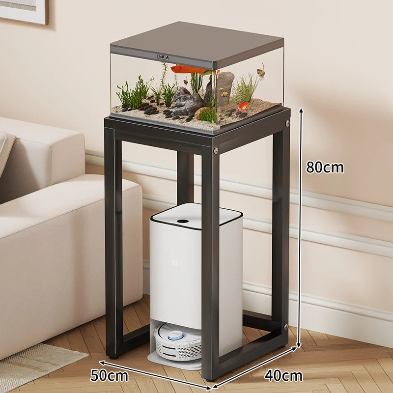 Aquarium Stand Compact With Hidden Storage & Non-Slip Top