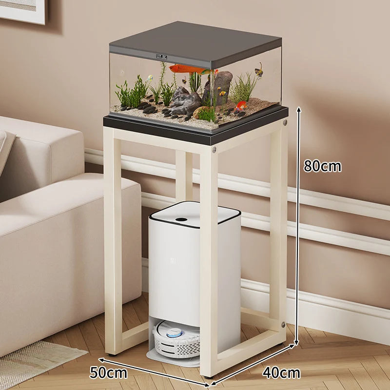 Aquarium Stand Compact With Hidden Storage & Non-Slip Top