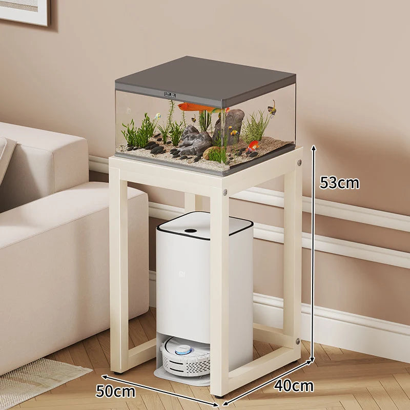 Aquarium Stand Compact With Hidden Storage & Non-Slip Top