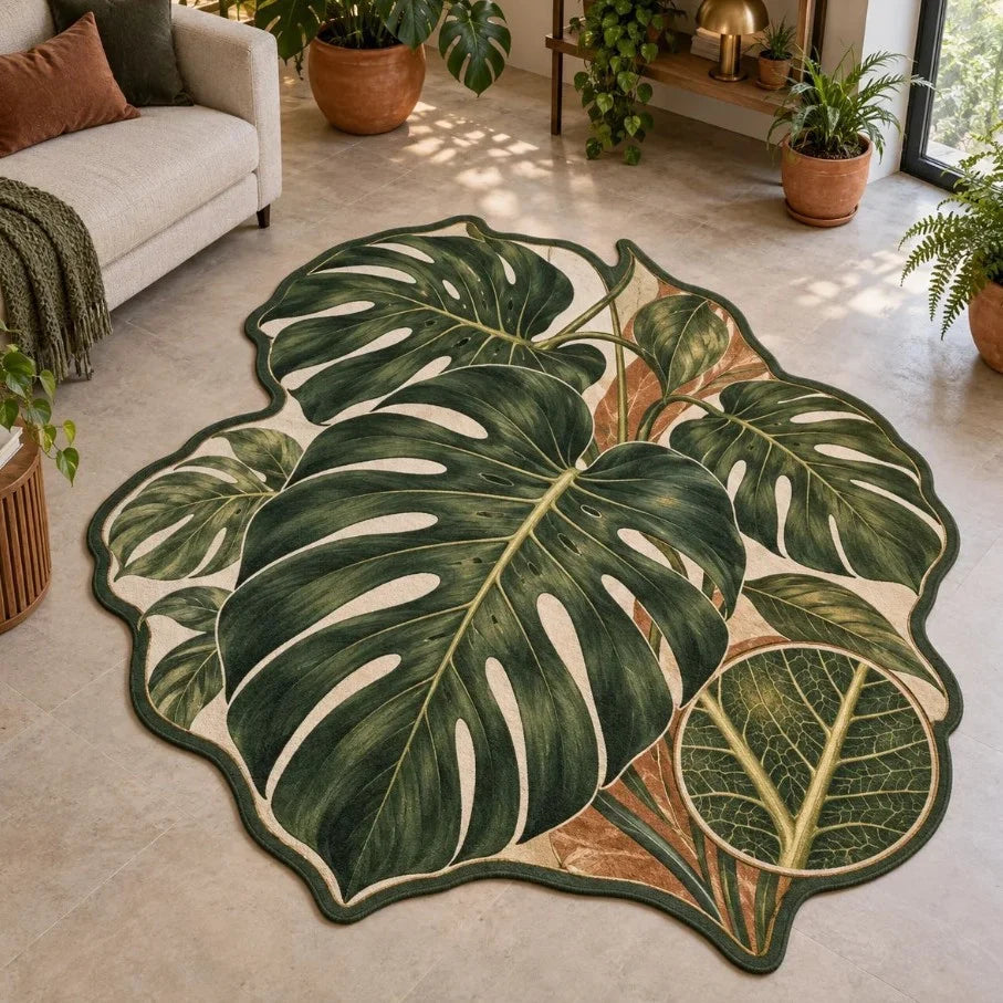 Area Rug Highland Cow Print Soft & Durable Rustic Decor