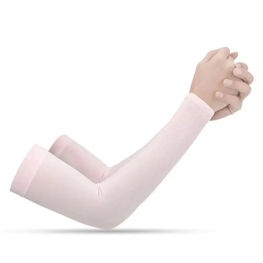 Arm Sleeves UV Protection Cooling Silicone Grip